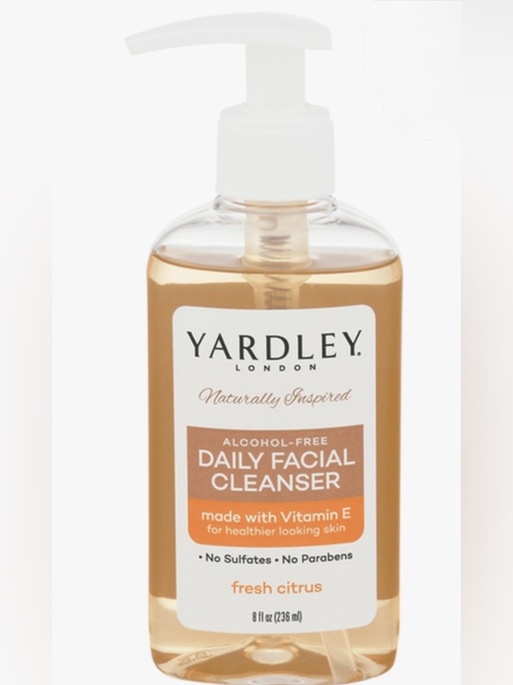 💜 Yardley London Alcohol-Free Daily Facial Cleanser Fresh Citrus 8 fl oz